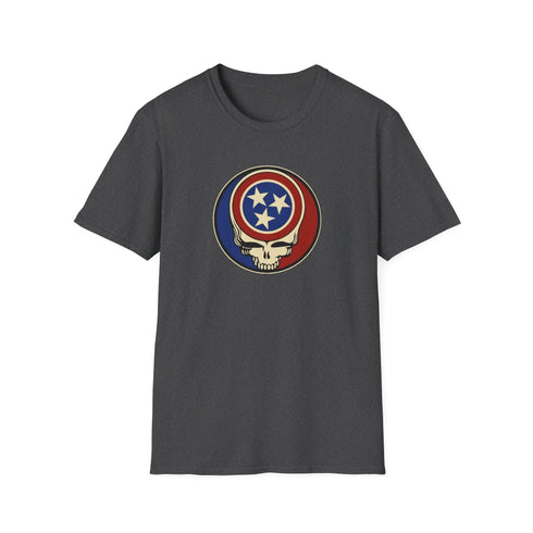 Grateful Dead - Tennessee State Flag Stealie Grateful Dead T-Shirt - StealieShop
